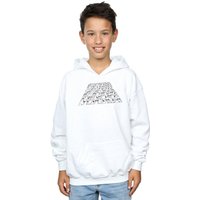 Disney Boy's Star Wars The Rise Of Skywalker Trooper Filled Logo Hoodie in White | Size: 9 Years