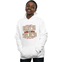 Marvel Boy's Winter Soldier Trigger Badge Hoodie in White | Size: 9 Years
