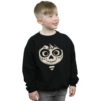 Disney Boy's Coco Miguel Skeleton Face Sweatshirt in Black | Size: 9 Years