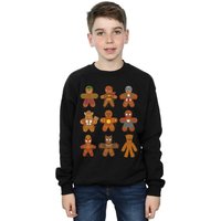 Marvel Boy's Avengers Christmas Gingerbread Sweatshirt in Black | Size: 7-8 Years