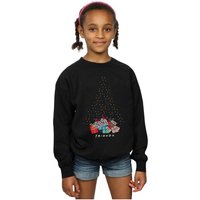 Friends Girl's Christmas Tree Lights Sweatshirt in Black | Size: 12-13 Years