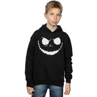 Disney Boy's Nightmare Before Christmas Jack´s Face Bold Hoodie in Black | Size: 12-13 Years