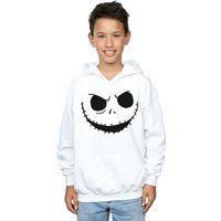 Disney Boy's Nightmare Before Christmas Jack´s Face Bold Hoodie in White | Size: 3-4 Years