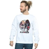 Widow Movie Vintage Circle Sweatshirt White