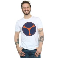 Widow Movie Taskmaster Distressed Shield T Shirt White