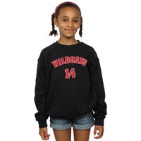 Disney Girl's High School Musical The Musical Wildcats 14 Sweatshirt in Black | Size: 12-13 Years
