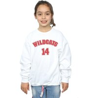 Disney Girl's High School Musical The Musical Wildcats 14 Sweatshirt in White | Size: 9 Years