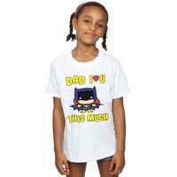 Batman Dad I Love You This Much Cotton T Shirt