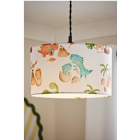 Toro Nursery Drum Ceiling Floor Light Lamp Shade & 10w LED