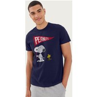 Snoopy & Flag T Shirt
