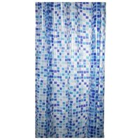 Blue Canyon Peva Shower Curtain in Blue