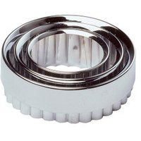 Chef Aid Pastry Cutters (Pack Of 3) in Silver