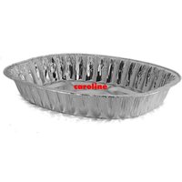 Caroline Oval Roasting Tray in Silver