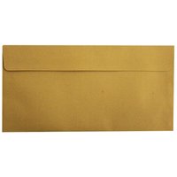 A Star DL Gummed Manilla Envelopes (Pack of 30) in Brown