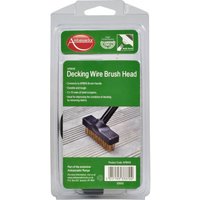 Ambassador Decking Wire Brush Head in Black