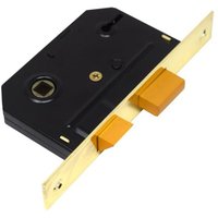 Yale Essentials 3 Lever Sashlock in Brown