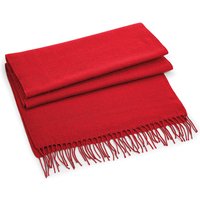 Beechfield Men's Classic Woven Oversized Scarf in Red