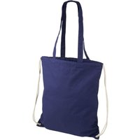 Bullet Men's Eliza Cotton Drawstring Bag in Navy