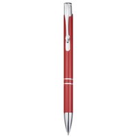 Bullet Moneta Aluminium Ballpoint Pen in Red