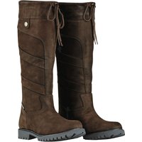 Dublin Women's Kennet Leather Boots in Chocolate | Size: 6.5