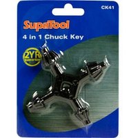 SupaTool 4 in 1 Chuck Key in Black