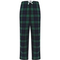 SF Minni Tartan Lounge Pants in Mid Navy | Size: 7-8 Years