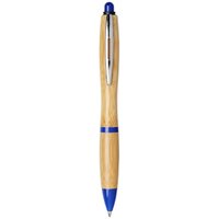 Bullet Nash Bamboo Ballpoint Pen in Royal