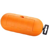 Masterplug Splashproof Plug & One Gang Socket Cover in Orange