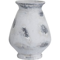 Hill Interiors Naxos Large Antique Style Vase in White