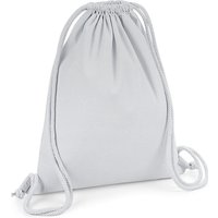 Westford Mill Men's Premium Cotton Gym Sack in Light Grey