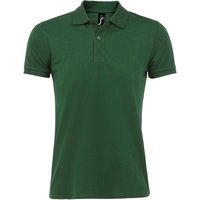 SOL'S Men's Perfect Pique Short Sleeve Polo Shirt in Bottle Green | Size: Small