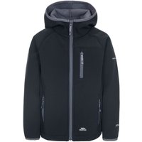 Trespass Kian Softshell Jacket in Black | Size: 3-4 Years