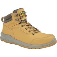 Action Nubuck Safety Ankle Boots Pale