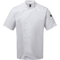 Chefs Zip Close Short Sleeve Jacket