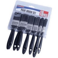 SupaDec Polyester Brush Set (10 Pack) in Black