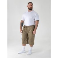 D555 Men's Mason Kingsize Cargo Shorts in Light Sand | Size: 8XL