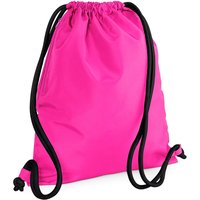 Bagbase Icon Drawstring Bag Gymsac in Fuchsia