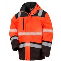 Result Men's Safe-Guard Safety Soft Shell Jacket in Burnt Orange | Size: Small