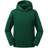 Russell Authentic Hooded Sweatshirt in Bottle Green | Size: 3-4 Years