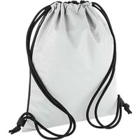 Bagbase Men's Reflective Gymsac in Silver