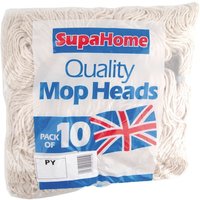 SupaHome PY Mop Head (Pack of 10) in White