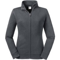 Russell Women's Authentic Sweat Jacket in Grey | Size: Medium
