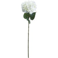 Hill Interiors Artificial Single Stem Hydrangea in White