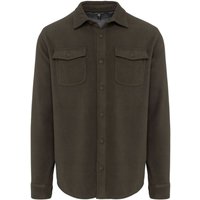 Sherpa Lined Fleece Overshirt