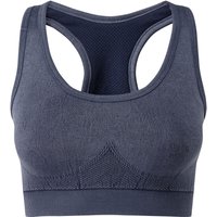 TriDri Women's Seamless 3D Fit Multi-Sport Denim Look Sports Bra in Indigo | Size: XS