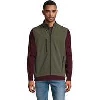 SOL'S Men's Rallye Soft Shell Bodywarmer Jacket in Dark Green | Size: 3XL
