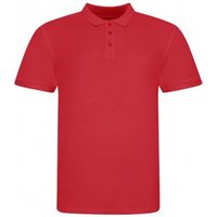 Piqu Cotton Short Sleeved Polo Shirt Dark