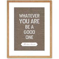 Artery8 Wall Art Print Dictionary Page Quote Abraham Lincoln Good One Artwork Framed 9X7 Inch in Beige | Size: W7" x H9"