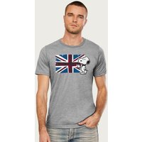 Snoopy Union Jack & Tea T Shirt Mid