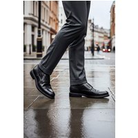Dual Buckle Strap Brogue Shoes